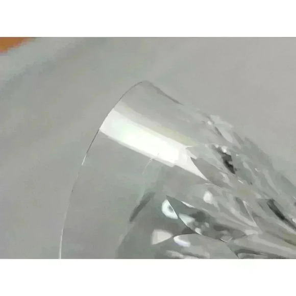 Vintage Josair Edith Crystal Large Claret Wine Glass Goblet Set 4 Glasses Signed - Picture 6 of 6